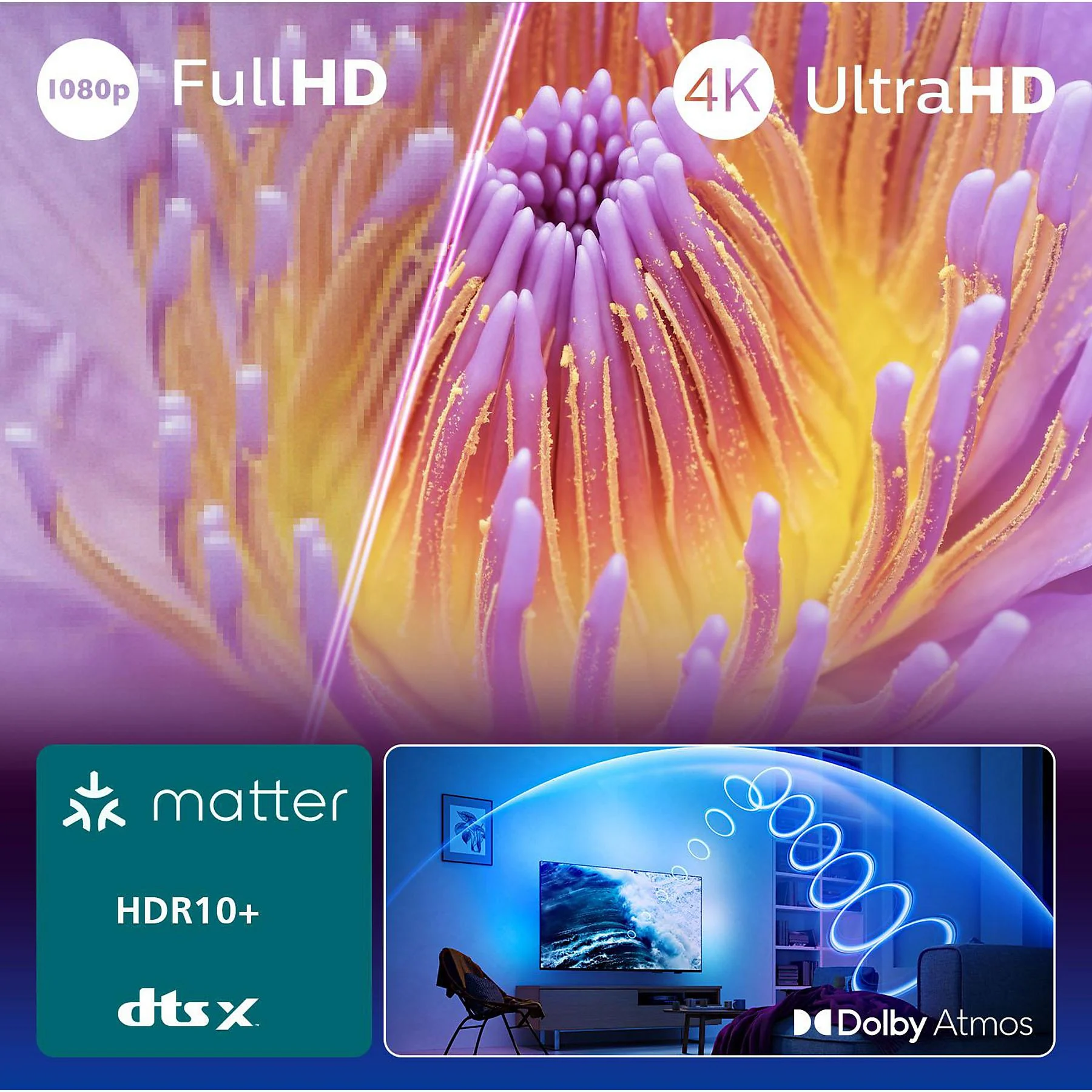 PHILIPS 55PUS8550/12 LED Ambilight TV (piatto, 55 Zoll / 139 cm, UHD 4K, SMART TV, Ambilight) - Image 12