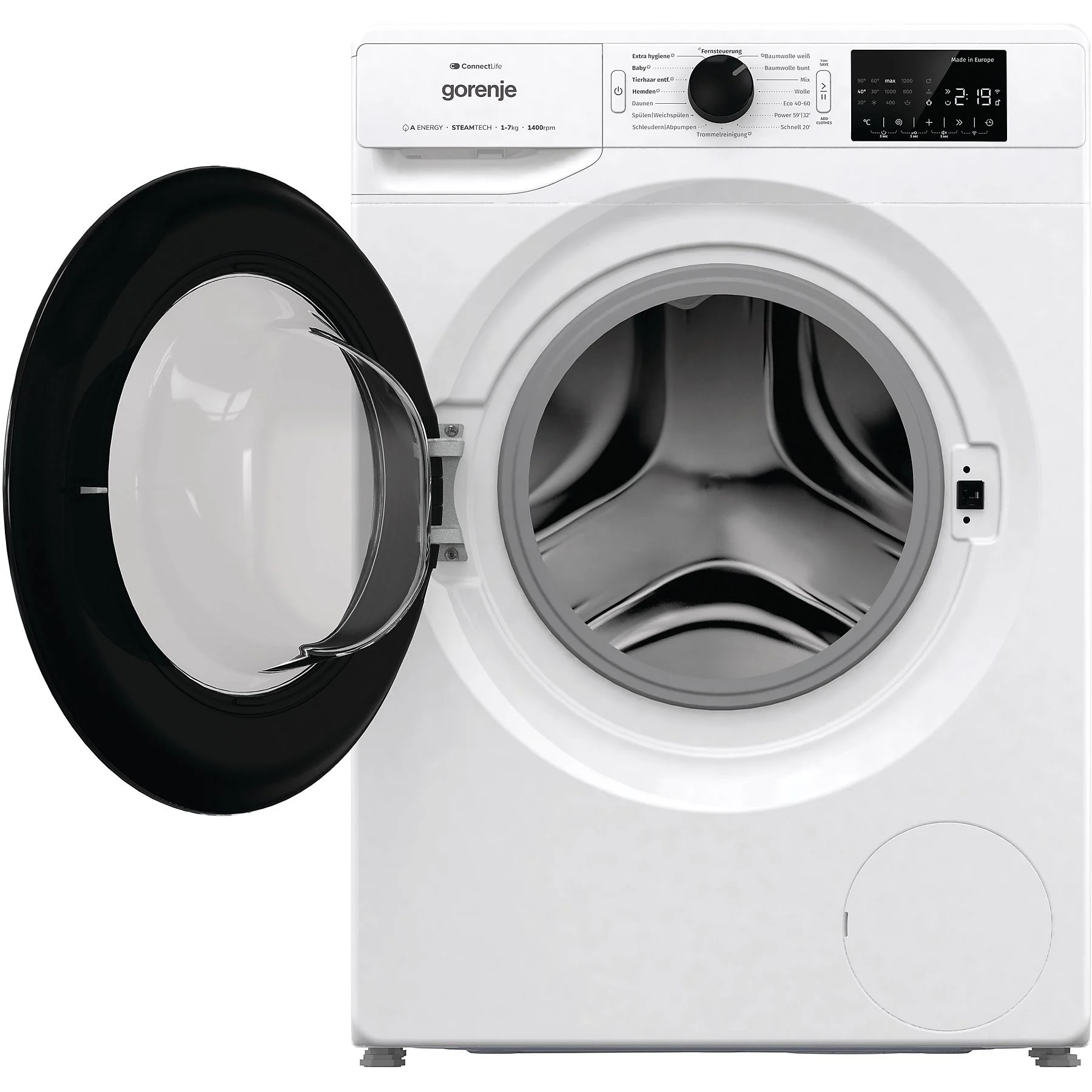 Wasmachine GORENJE WPNEI 74SA1TS (7 kg, 1400 tpm, A) - Image 3