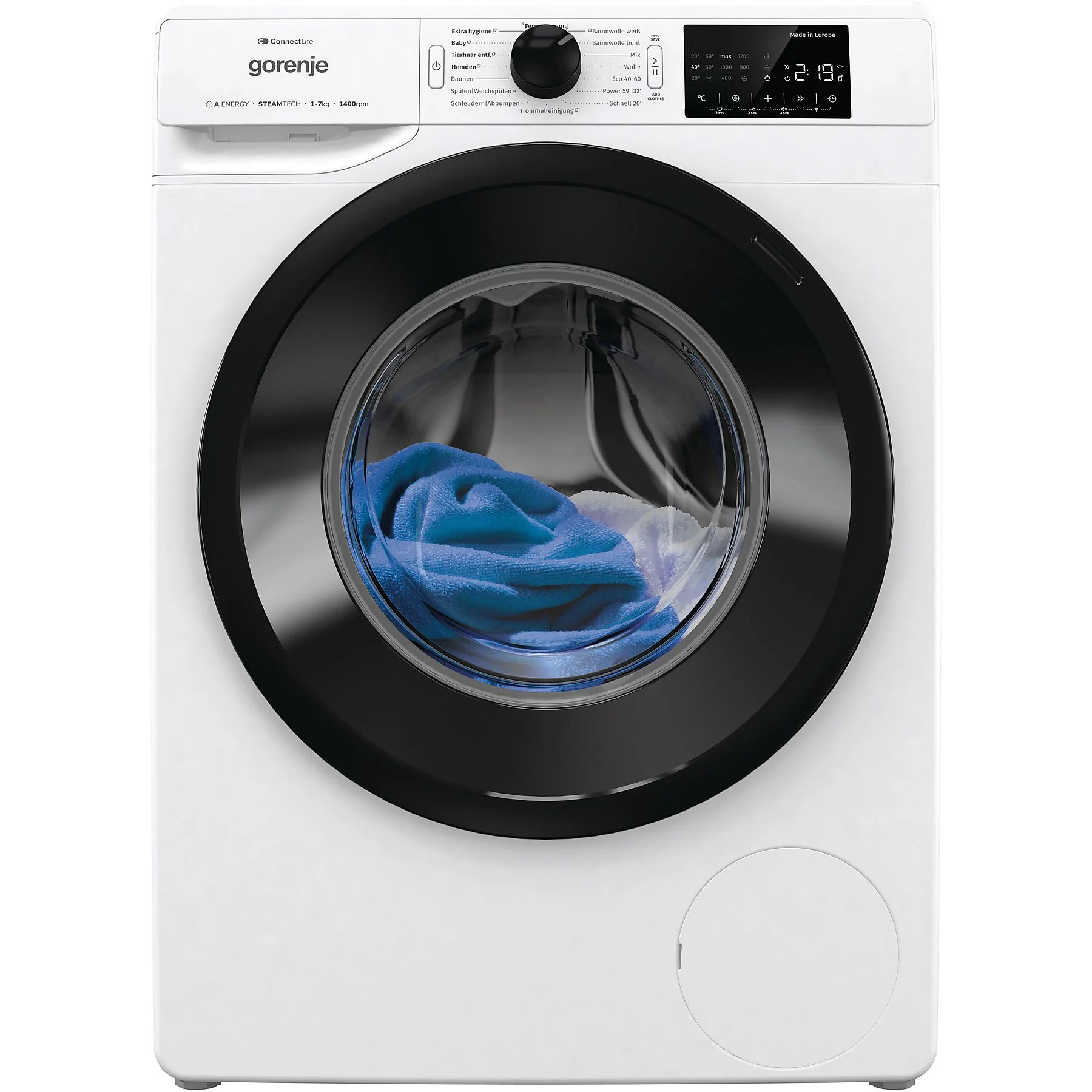 Wasmachine GORENJE WPNEI 74SA1TS (7 kg, 1400 tpm, A) - Image 4
