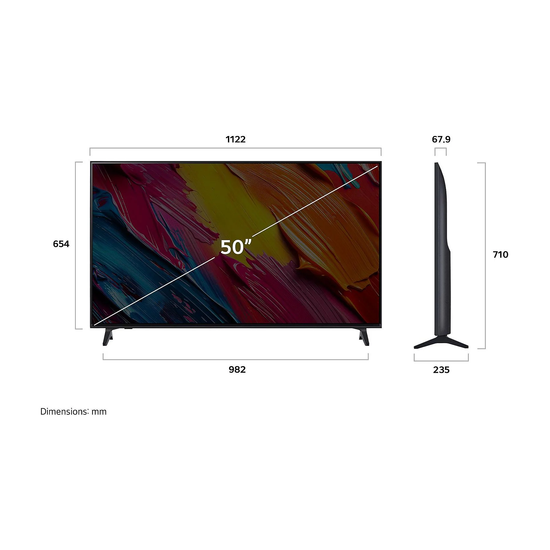 LG 50QNED70A6A LG QNED TV (Plat, 50 inch / 127 cm, UHD 4K, SMART TV) - Image 2