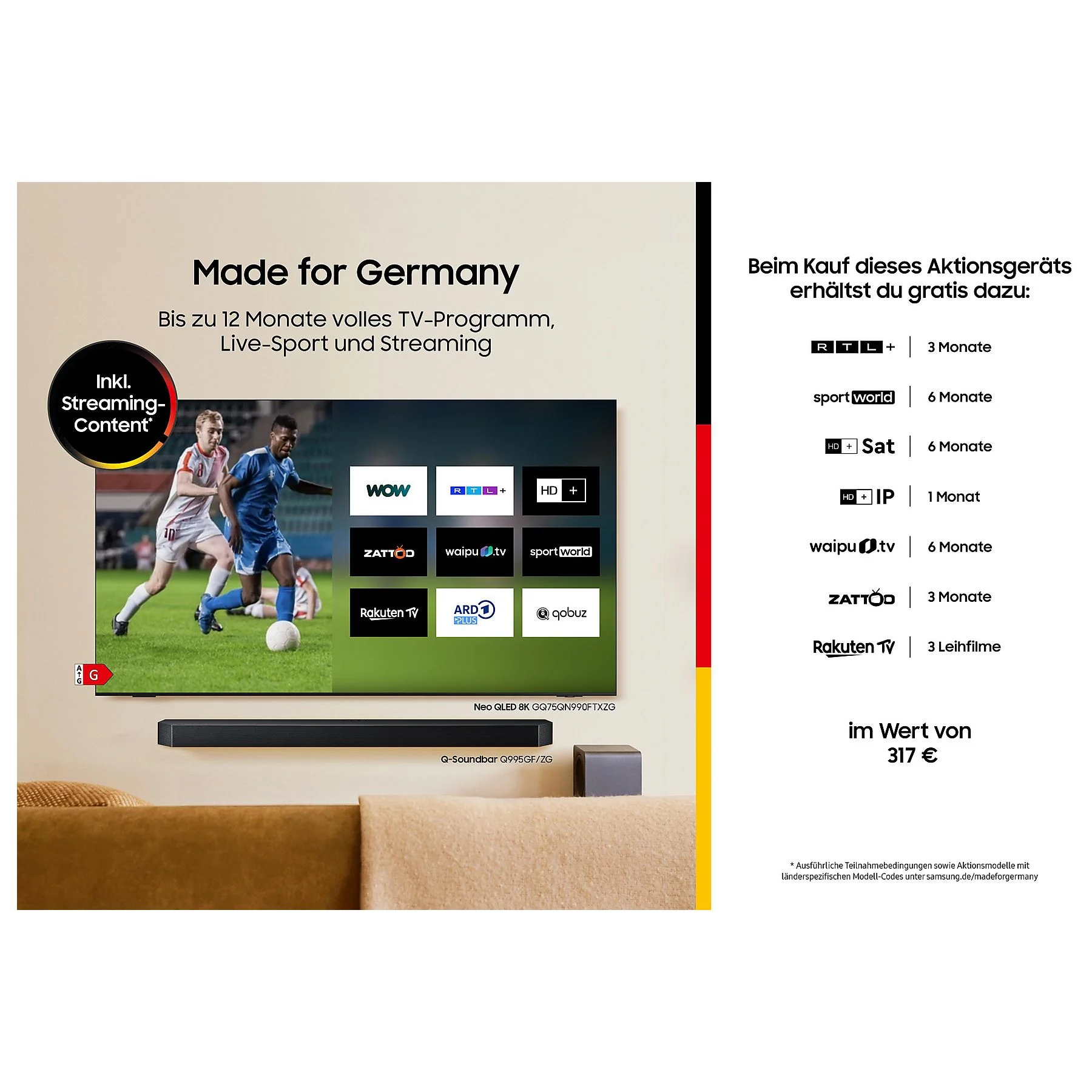 SAMSUNG GQ43Q7F QLED TV Vision AI Smart TV (Plat, 43 inch / 108 cm, UHD 4K, SMART TV) - Image 6