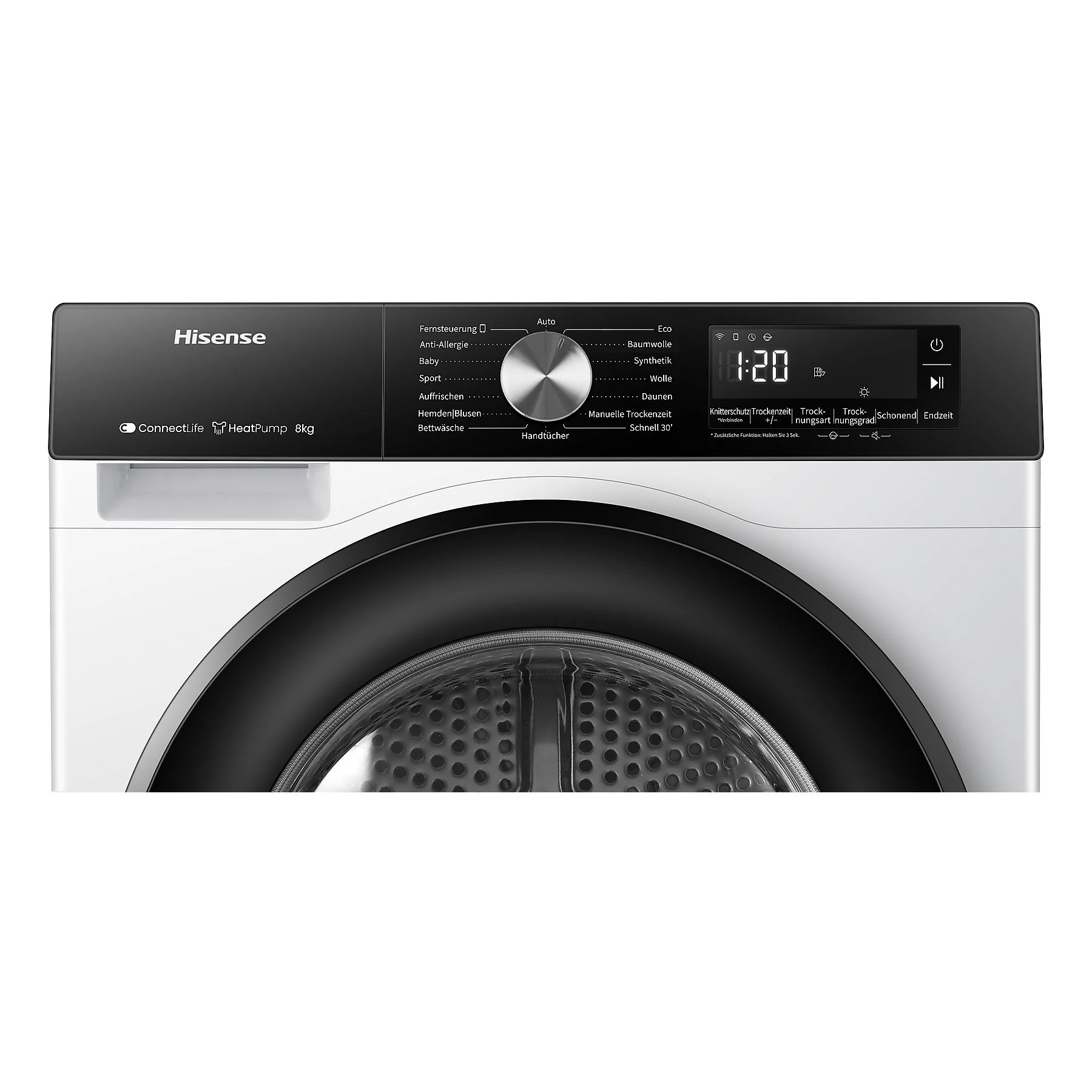 HISENSE DH3S802BW3 warmtepompdroger (8 kg, wit) - Image 3